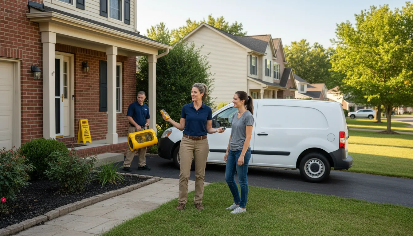 Residential water damage restoration in Lady Lake, FL